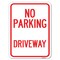 Signmission No Parking Driveway Heavy-Gauge Aluminum Rust Proof Parking Sign, 18" x 24", A-1824-23749 A-1824-23749 - alternate 1